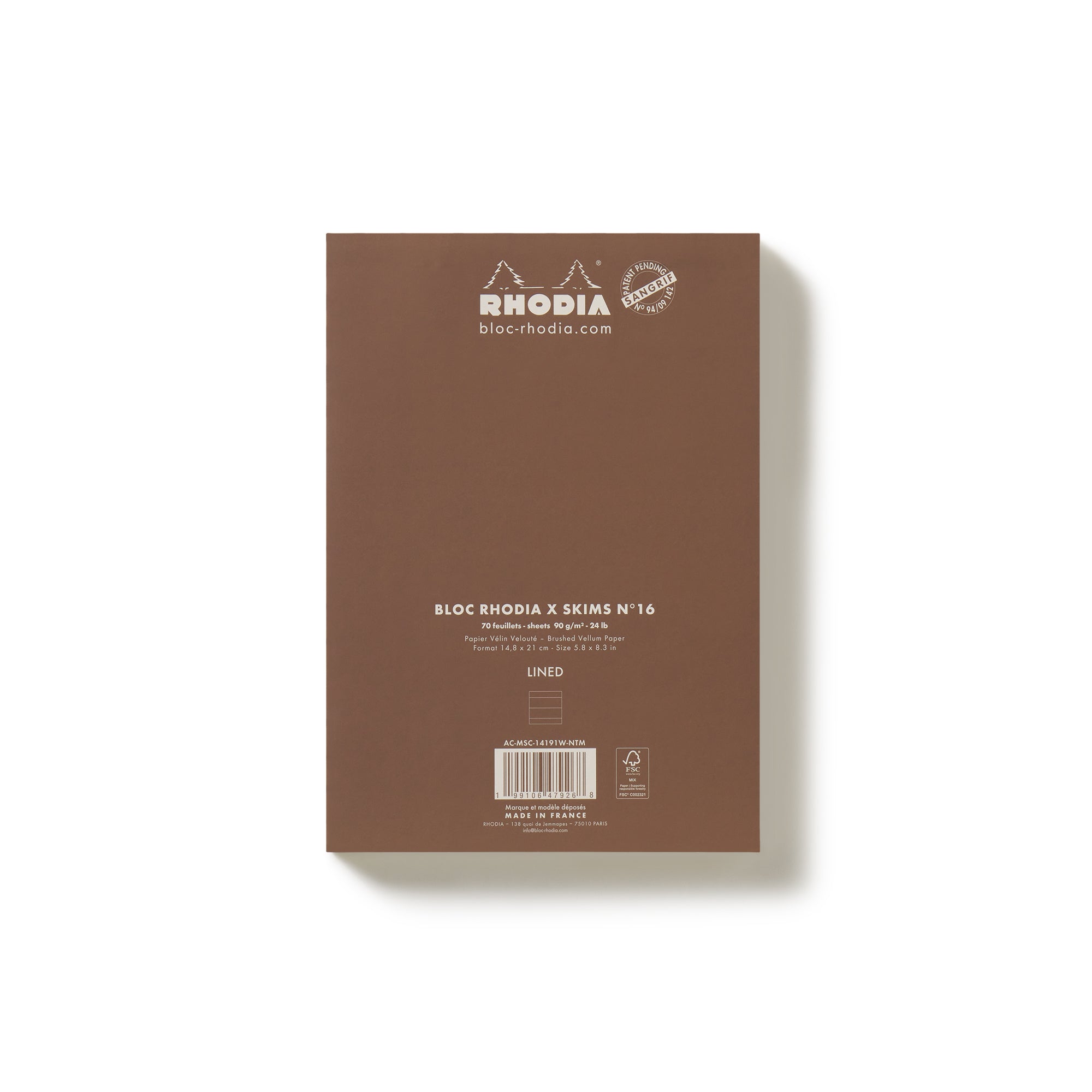 rhodia x skims notepad set rhodia x skims notepad set