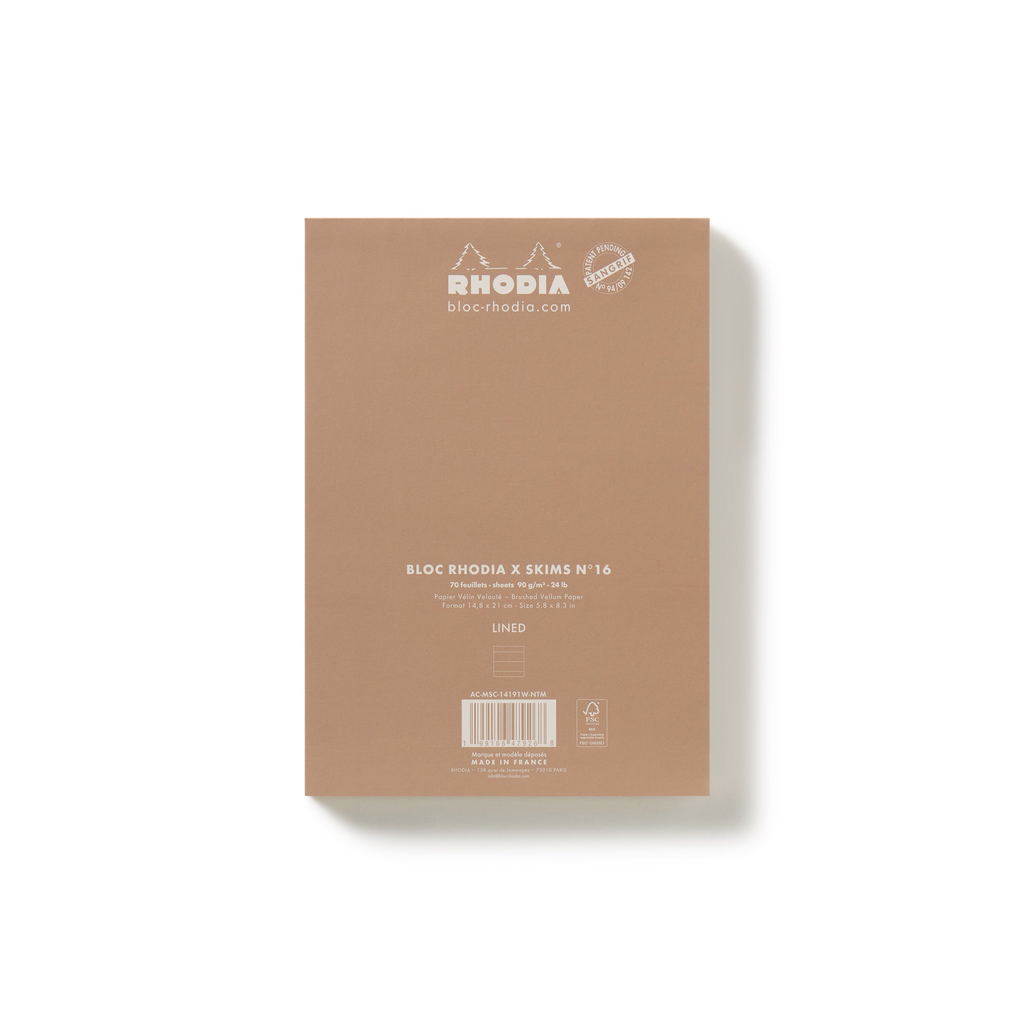 rhodia x skims notepad set rhodia x skims notepad set