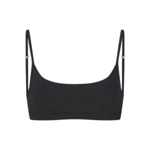 everyday cotton scoop bralette