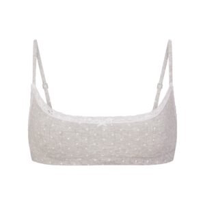Витрина lightweight cotton pointelle scoop bralette