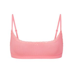 Витрина lightweight cotton pointelle scoop bralette