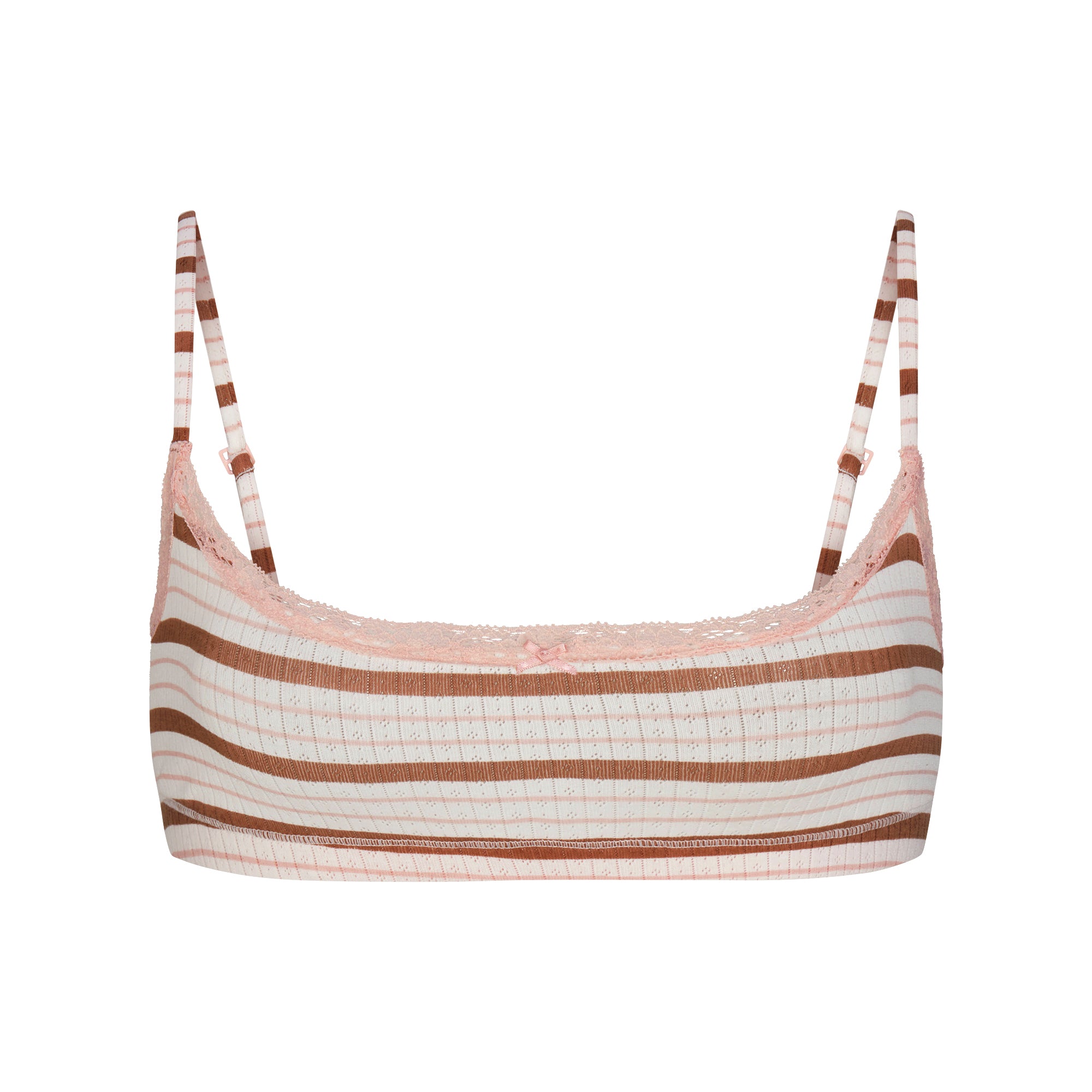 lightweight cotton pointelle scoop bralette lightweight cotton pointelle scoop bralette