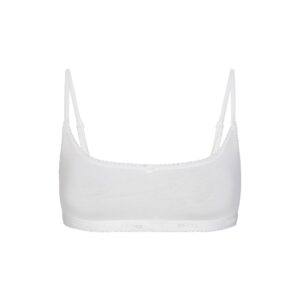 Витрина lightweight cotton logo picot scoop bralette