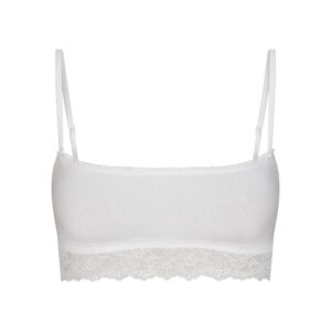 Витрина lightweight cotton straight neck bralette