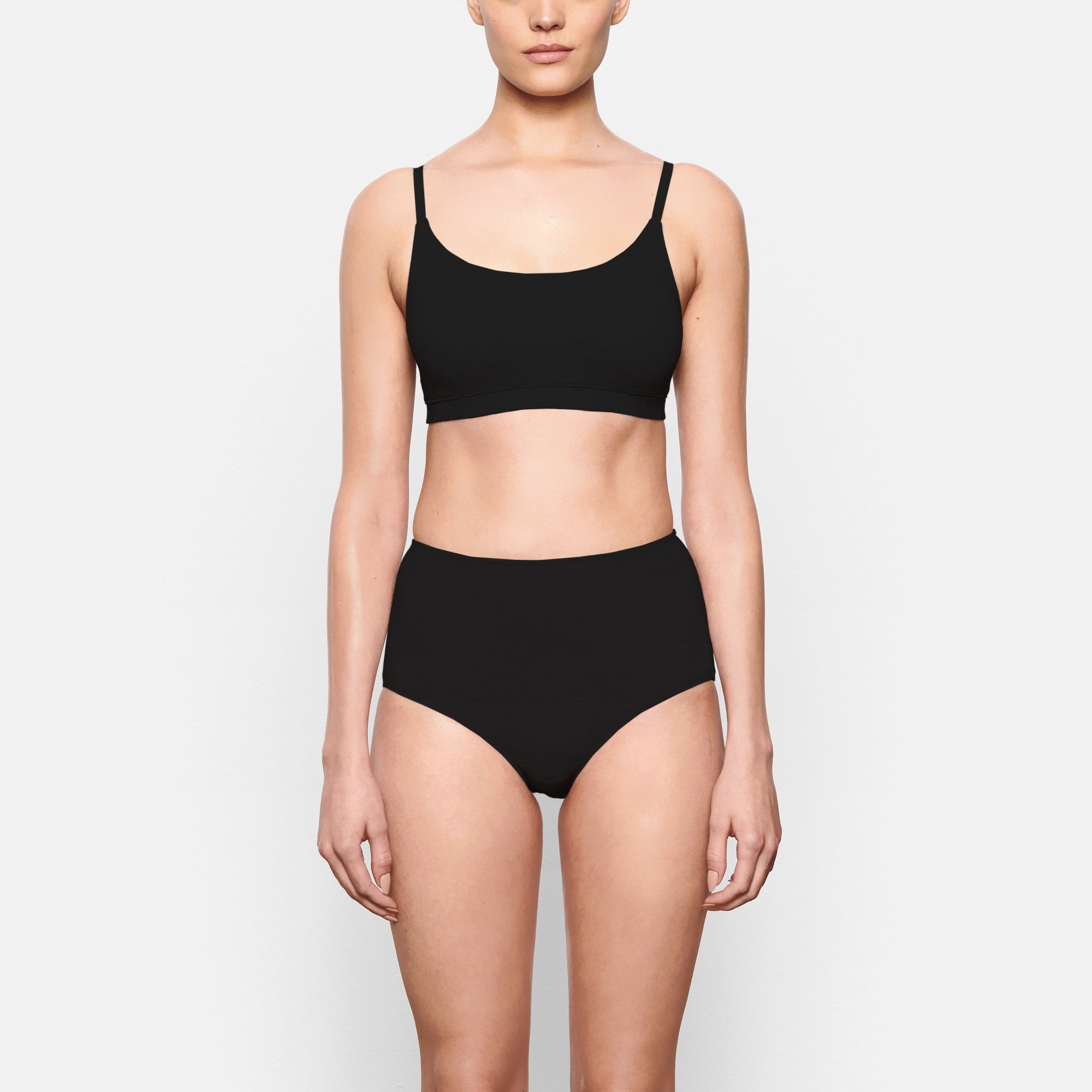 cotton jersey scoop bralette cotton jersey scoop bralette
