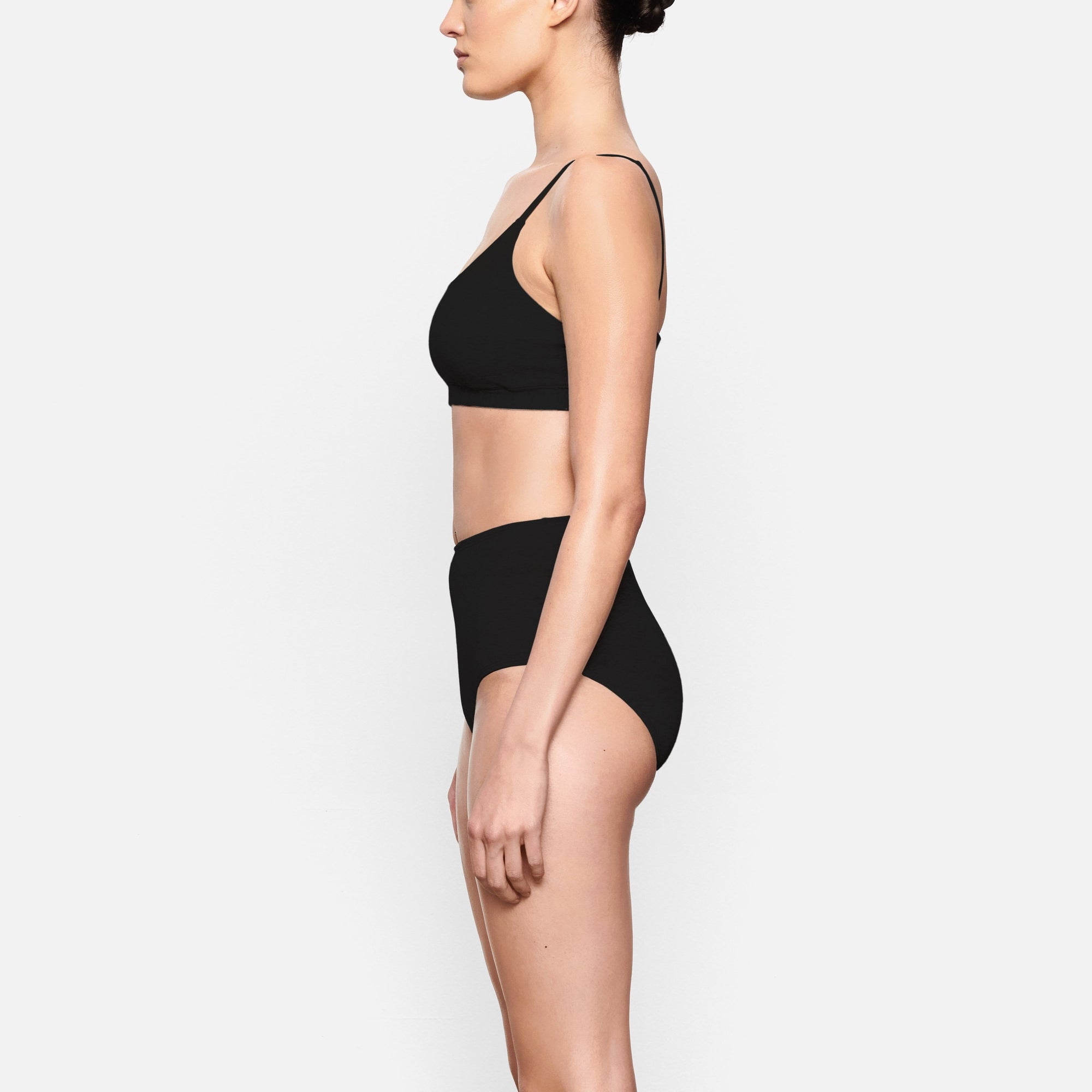 cotton jersey scoop bralette cotton jersey scoop bralette