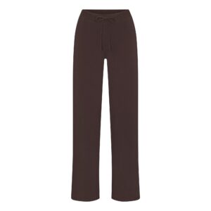 cotton jersey straight leg pant