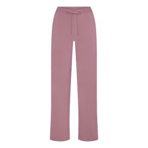 cotton jersey straight leg pant