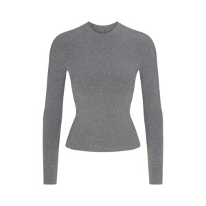 cotton jersey long sleeve t shirt