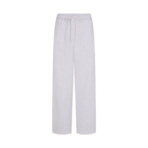 Home cotton fleece classic straight leg pant
