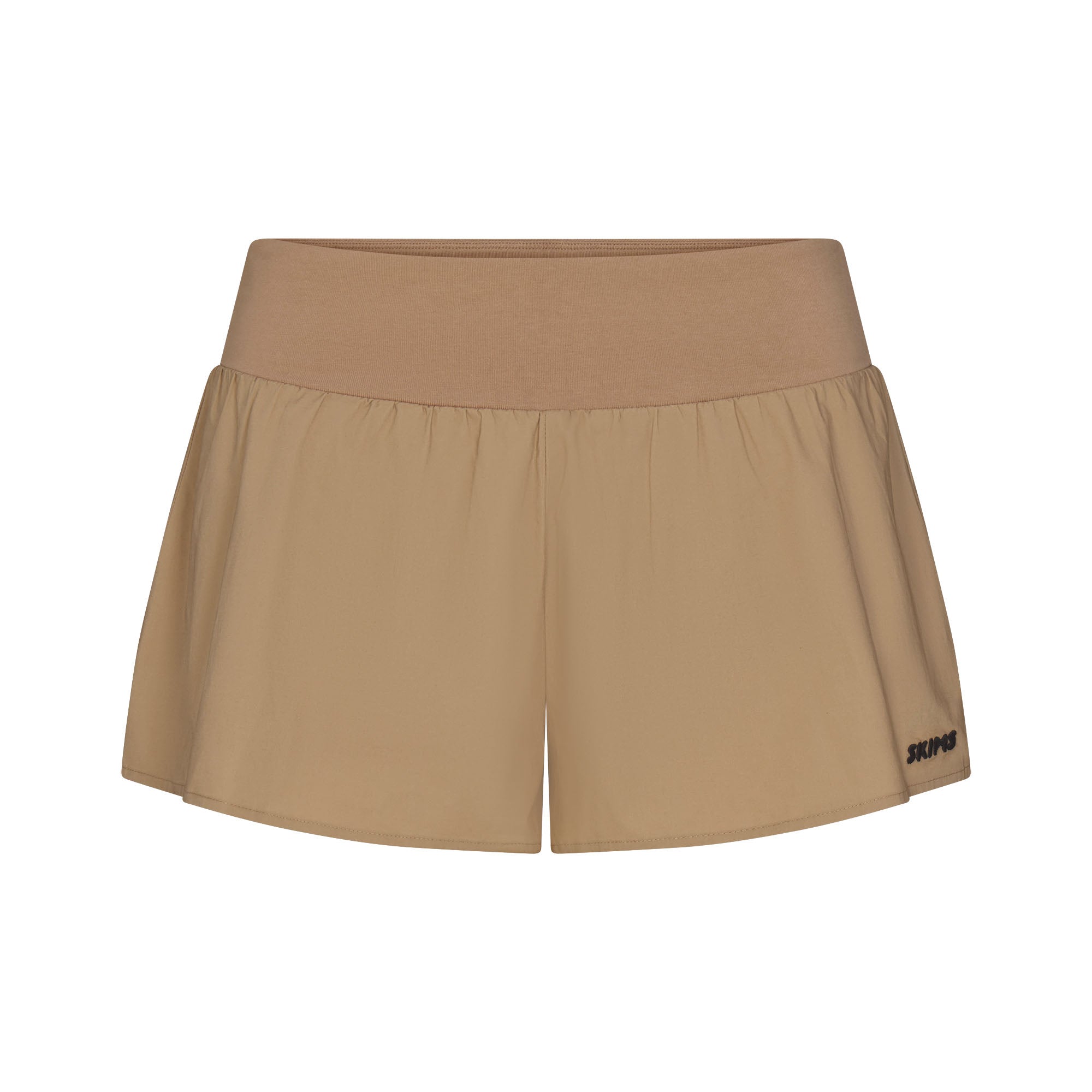 woven cotton flutter short woven cotton flutter short