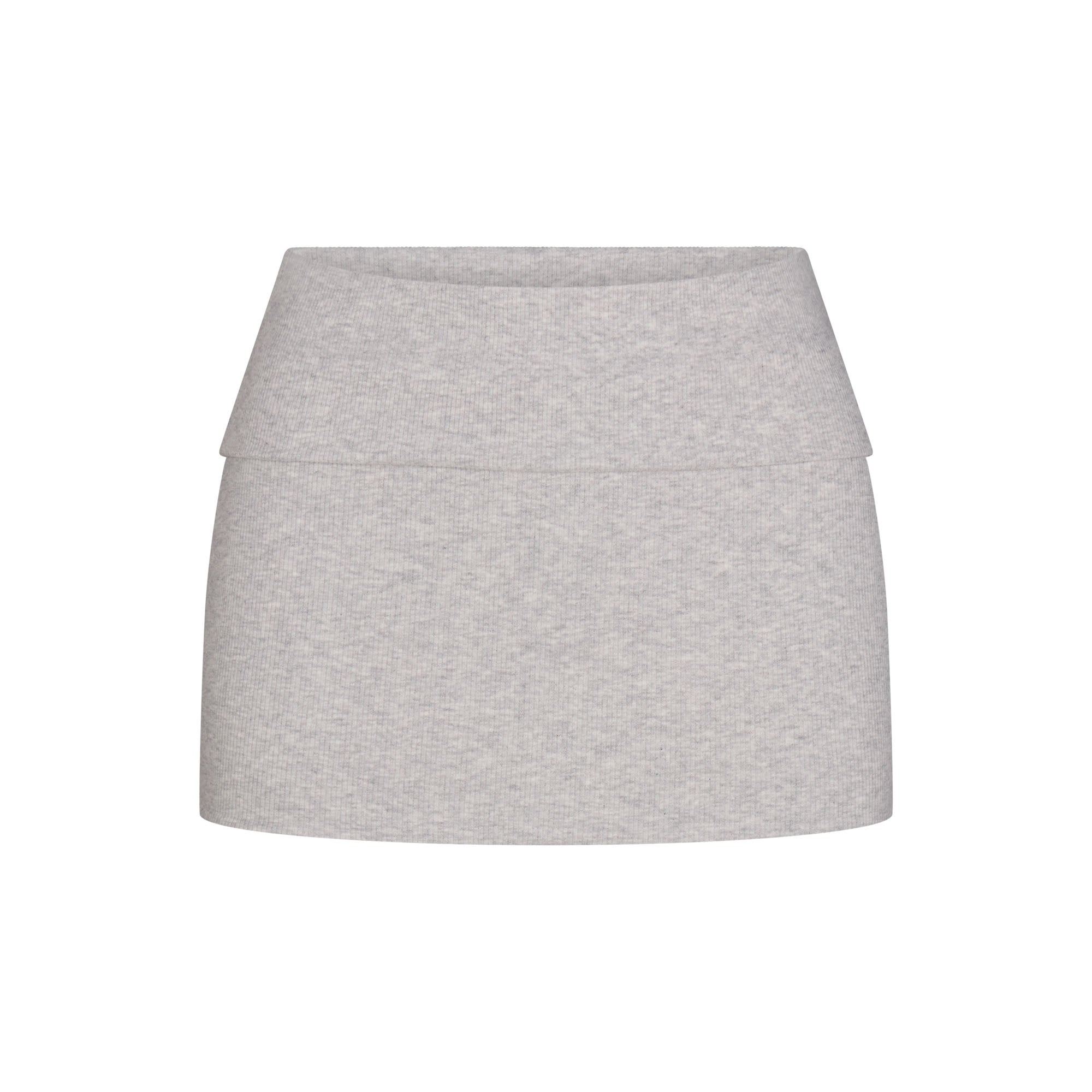 cotton rib foldover mini skirt cotton rib foldover mini skirt