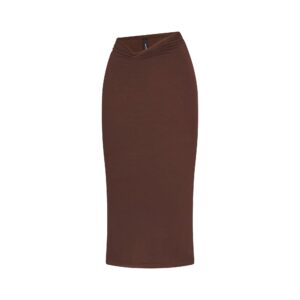 vettese x skims sheer modal midi skirt