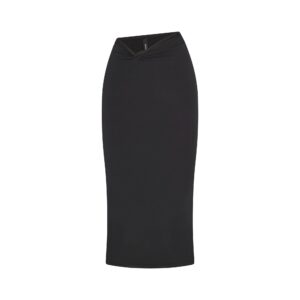 vettese x skims sheer modal midi skirt
