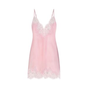 silk lace mini slip dress
