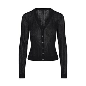 Витрина sheer knit cardigan