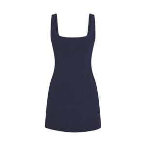 cotton jersey mini dress