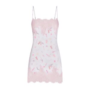 Витрина lightweight satin mini slip dress