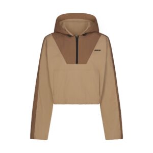 Витрина woven cotton half zip pullover