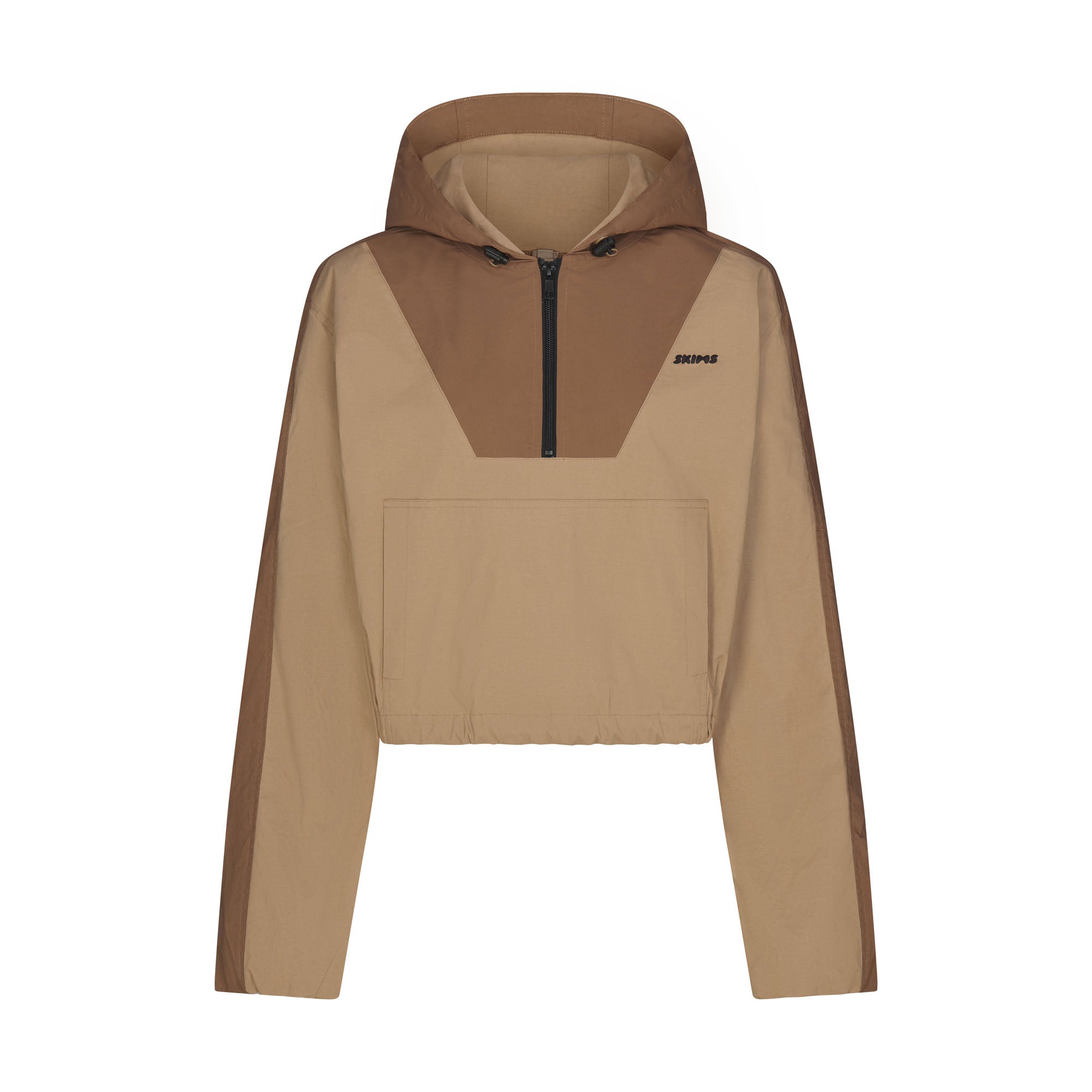 woven cotton half zip pullover woven cotton half zip pullover