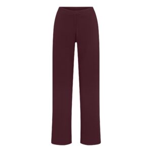 Home cotton jersey straight leg pant