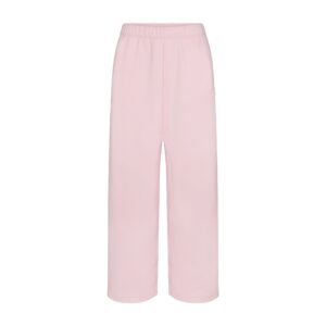 Home cotton fleece classic straight leg pant