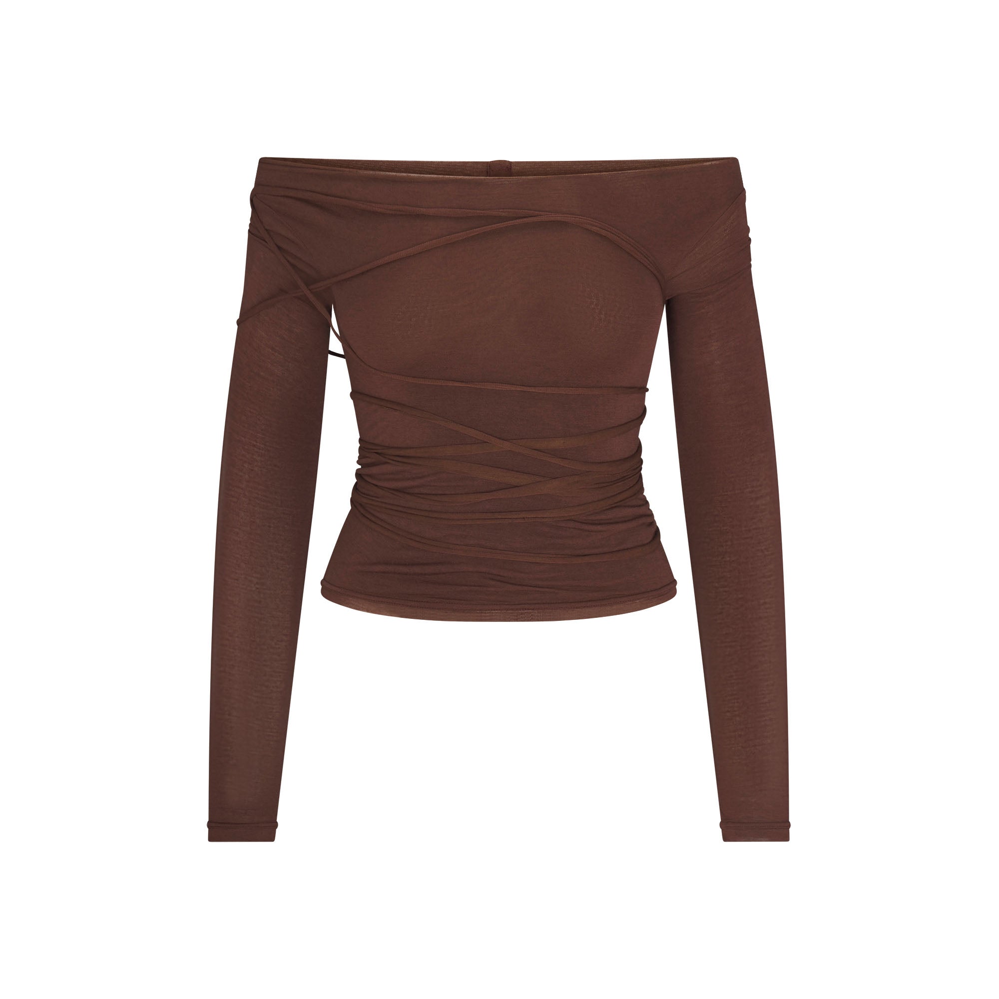 vettese x skims sheer modal off the shoulder top vettese x skims sheer modal off the shoulder top