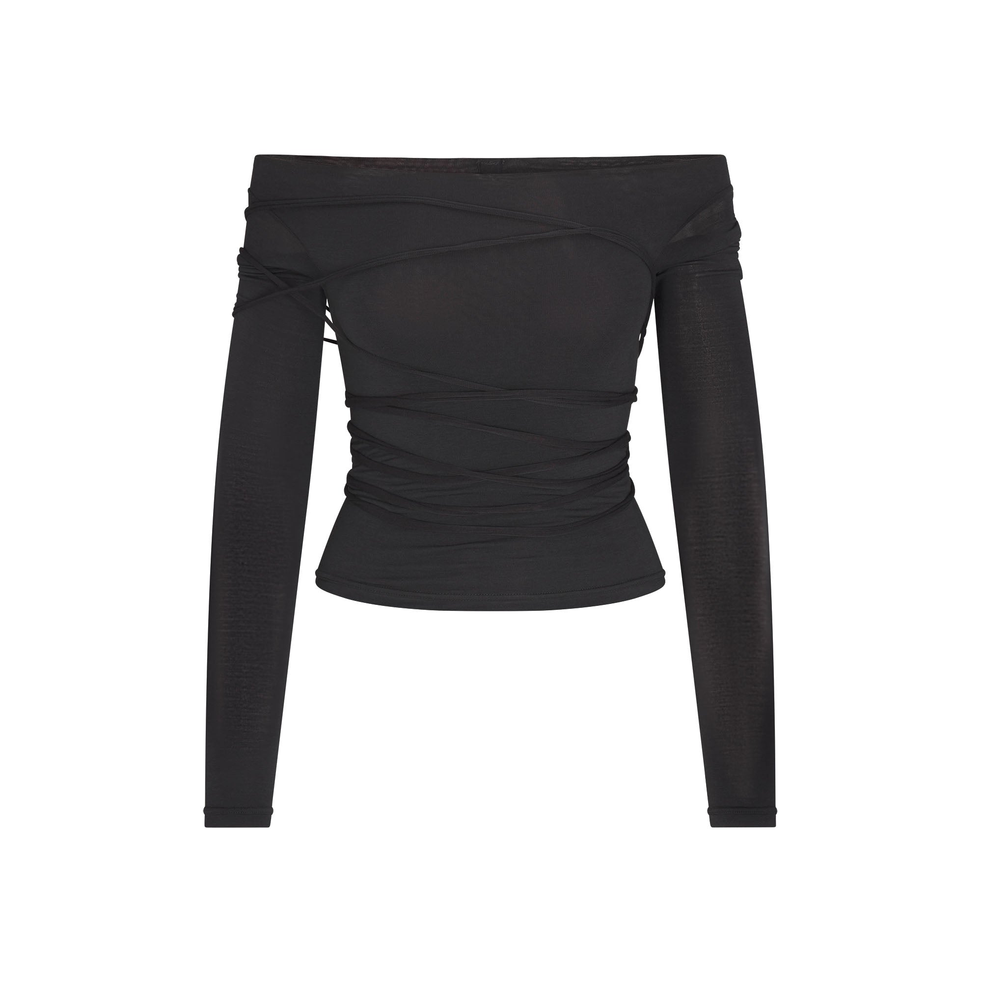 vettese x skims sheer modal off the shoulder top vettese x skims sheer modal off the shoulder top