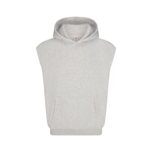 fleece lounge mens sleeveless hoodie