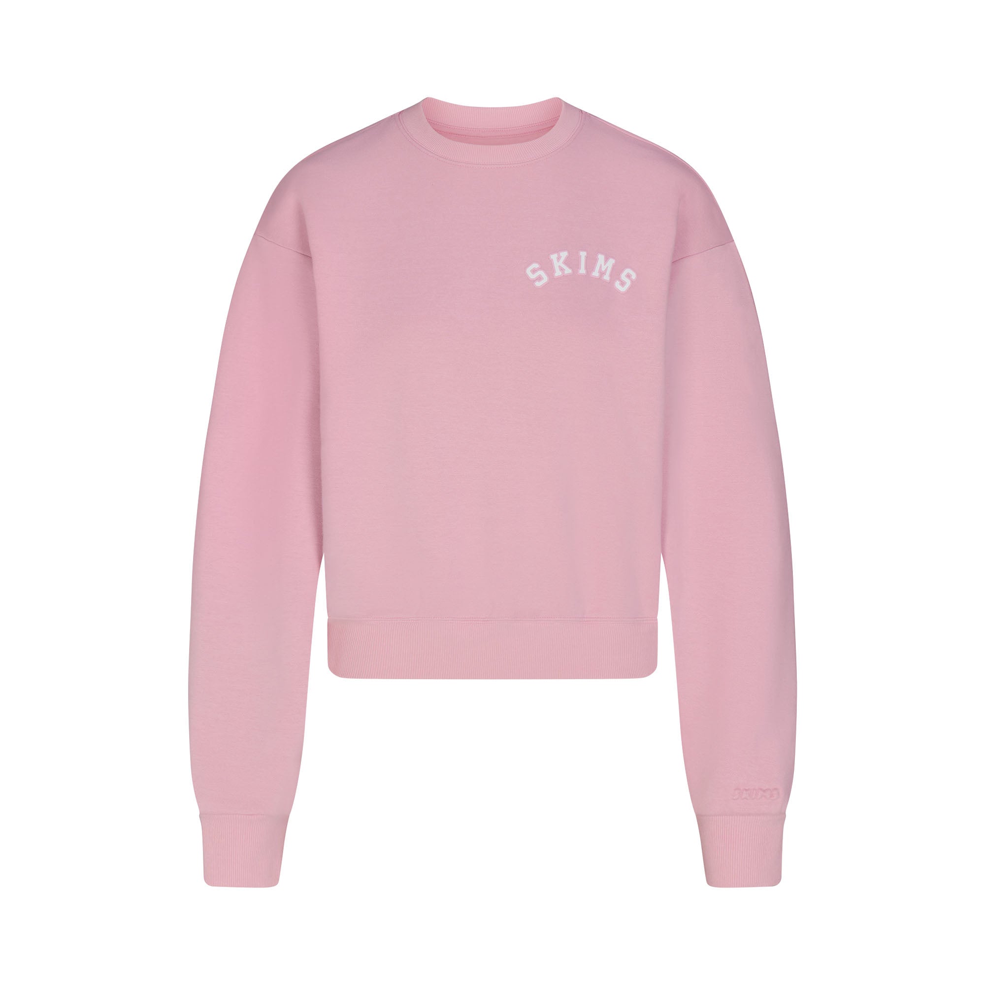 cotton fleece logo classic crewneck cotton fleece logo classic crewneck