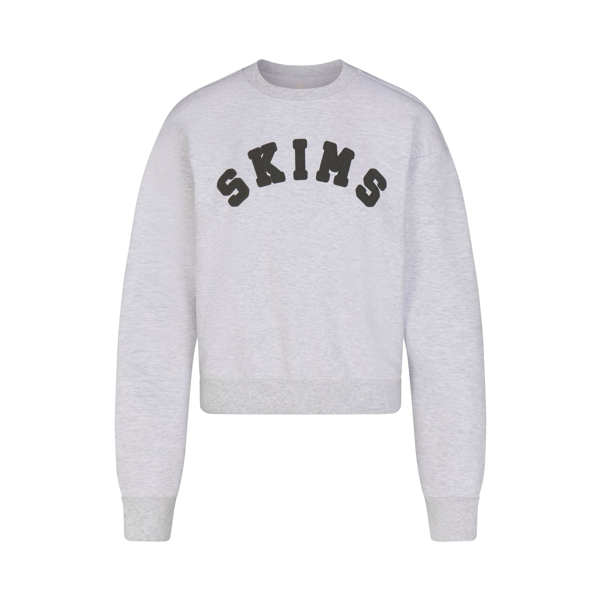cotton fleece logo classic crewneck cotton fleece logo classic crewneck