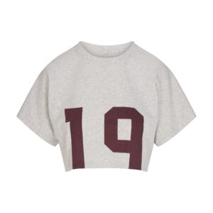 worn in jersey super cropped t shirt