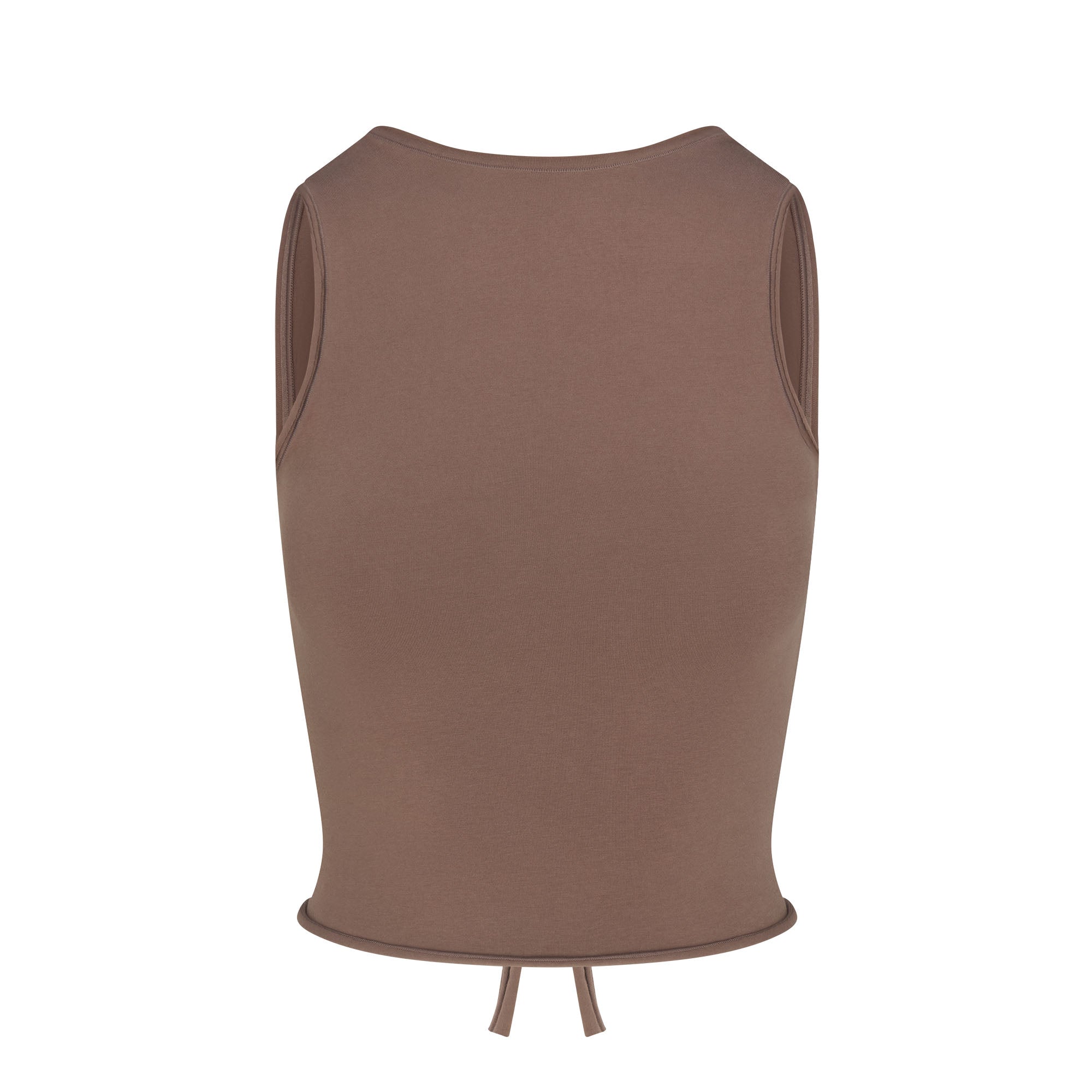 cotton jersey tie back tank cotton jersey tie back tank