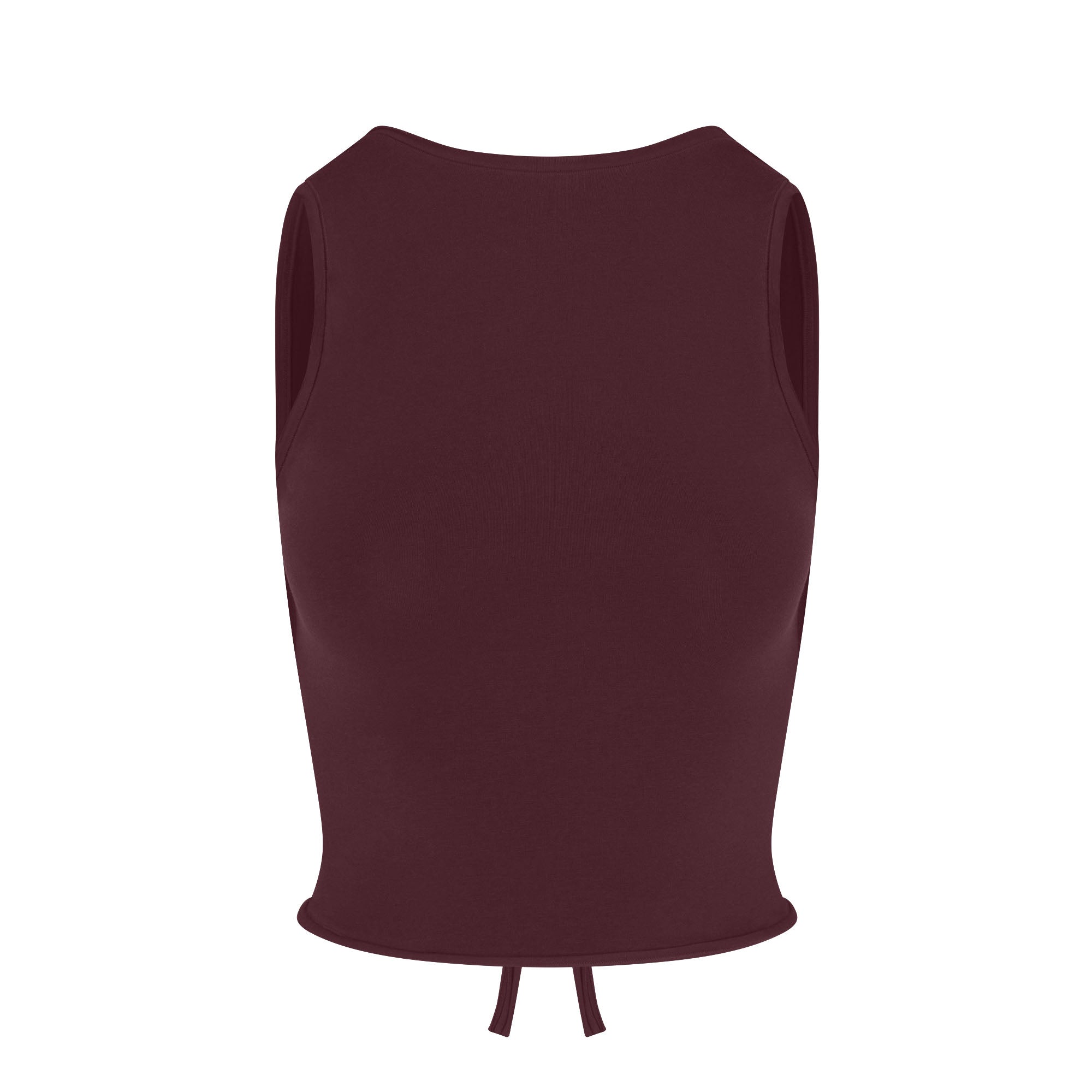 cotton jersey tie back tank cotton jersey tie back tank