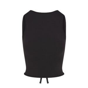 Home cotton jersey tie back tank