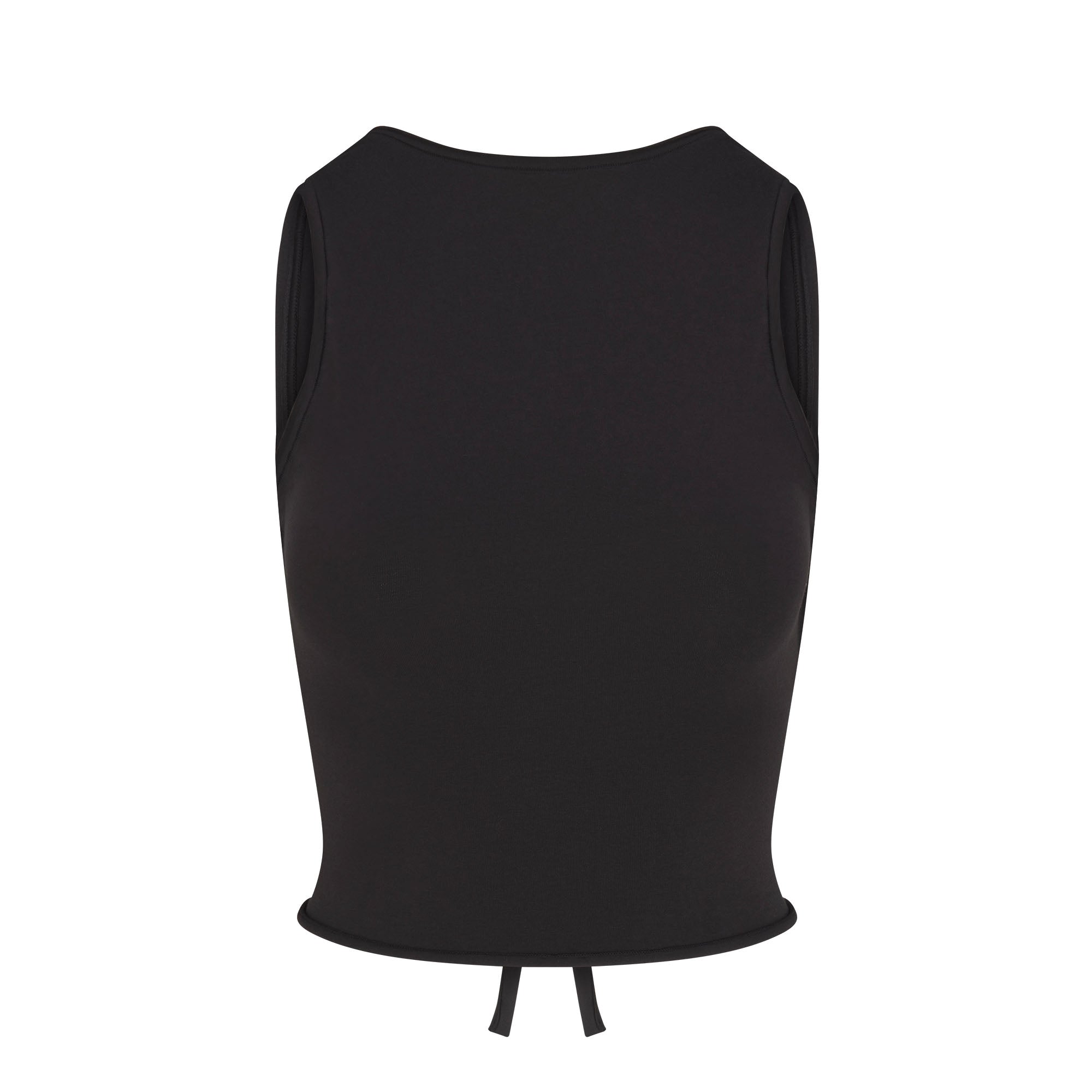 cotton jersey tie back tank cotton jersey tie back tank