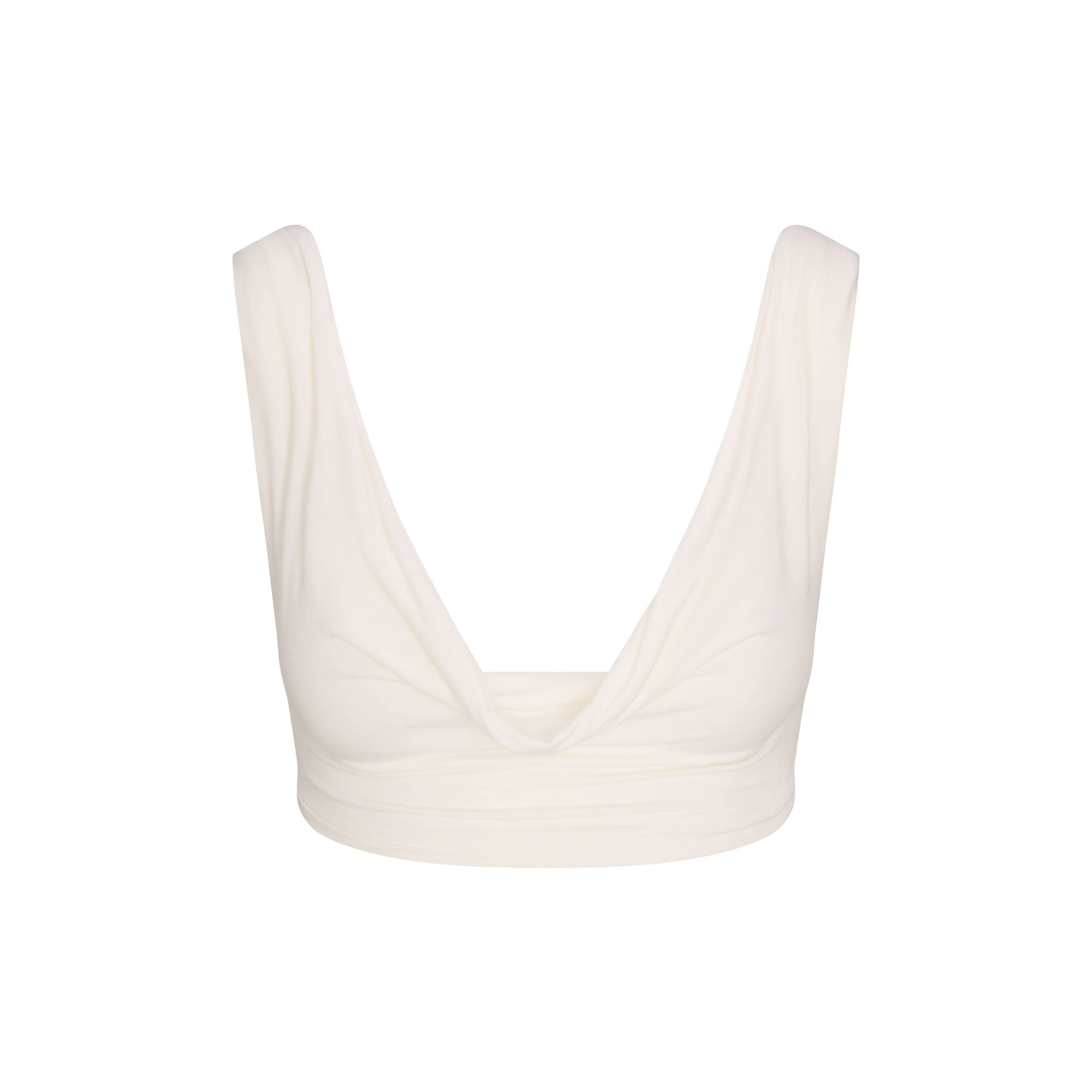 vettese x skims sheer modal draped bralette vettese x skims sheer modal draped bralette