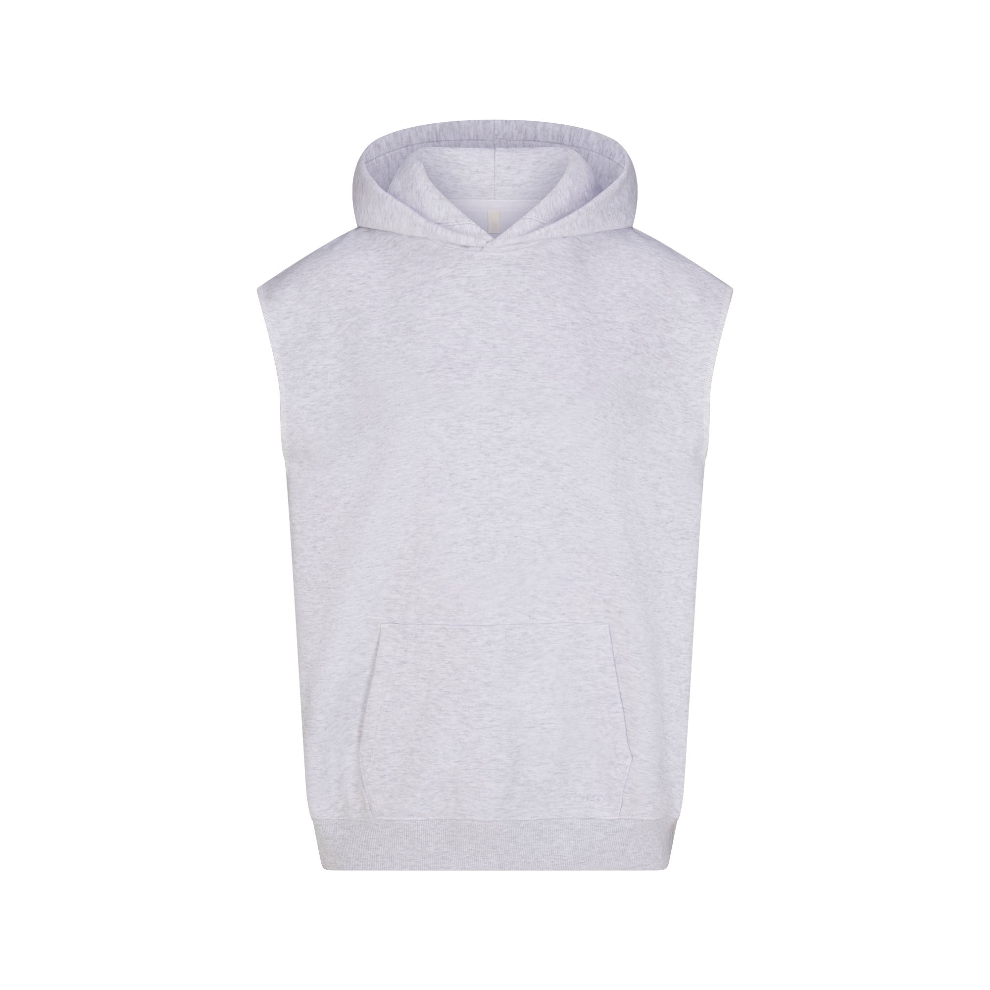 cotton fleece oversized sleeveless hoodie cotton fleece oversized sleeveless hoodie