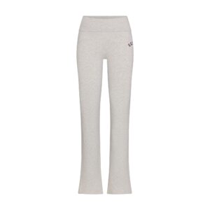 Home cotton jersey logo foldover pant