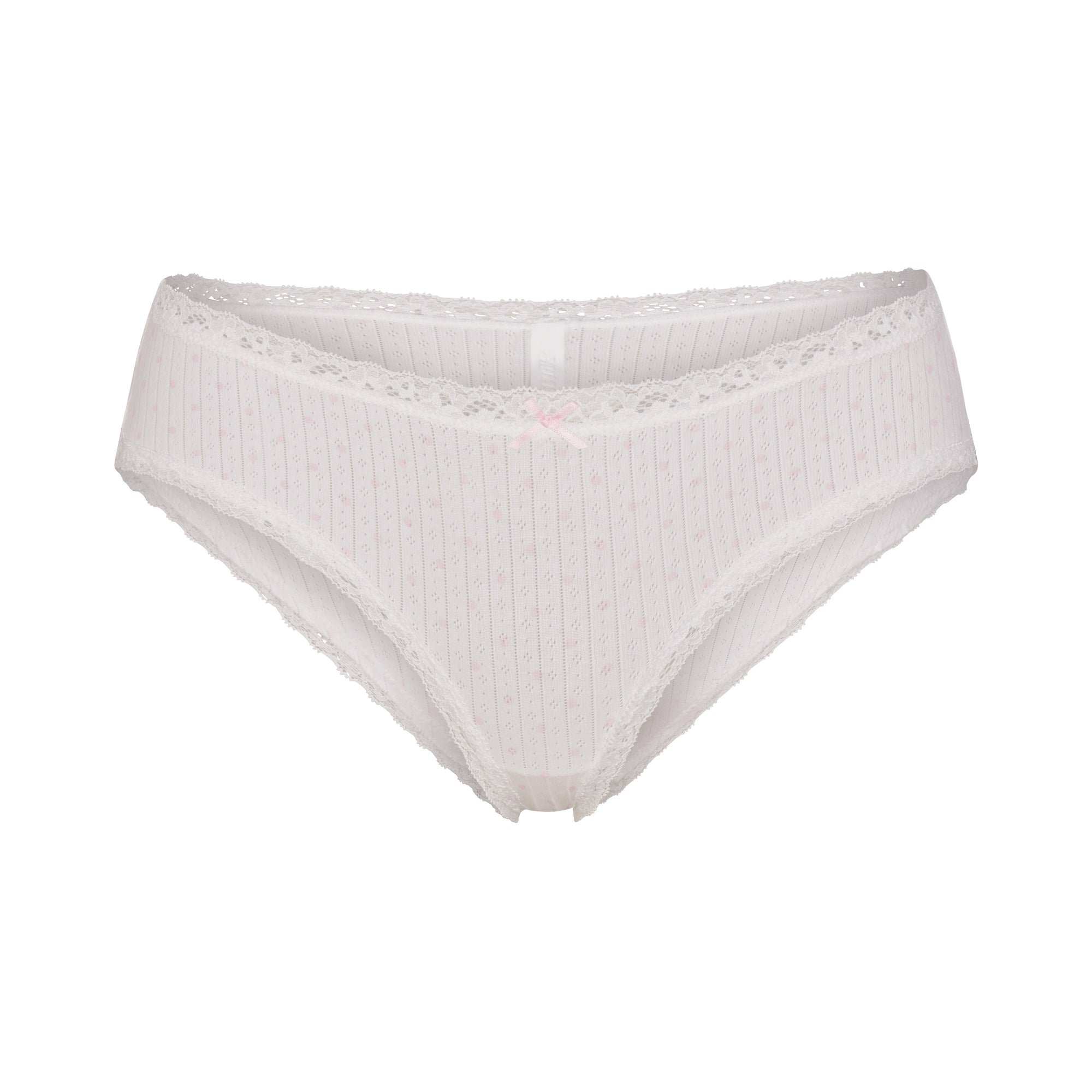 lightweight cotton pointelle lace brief lightweight cotton pointelle lace brief