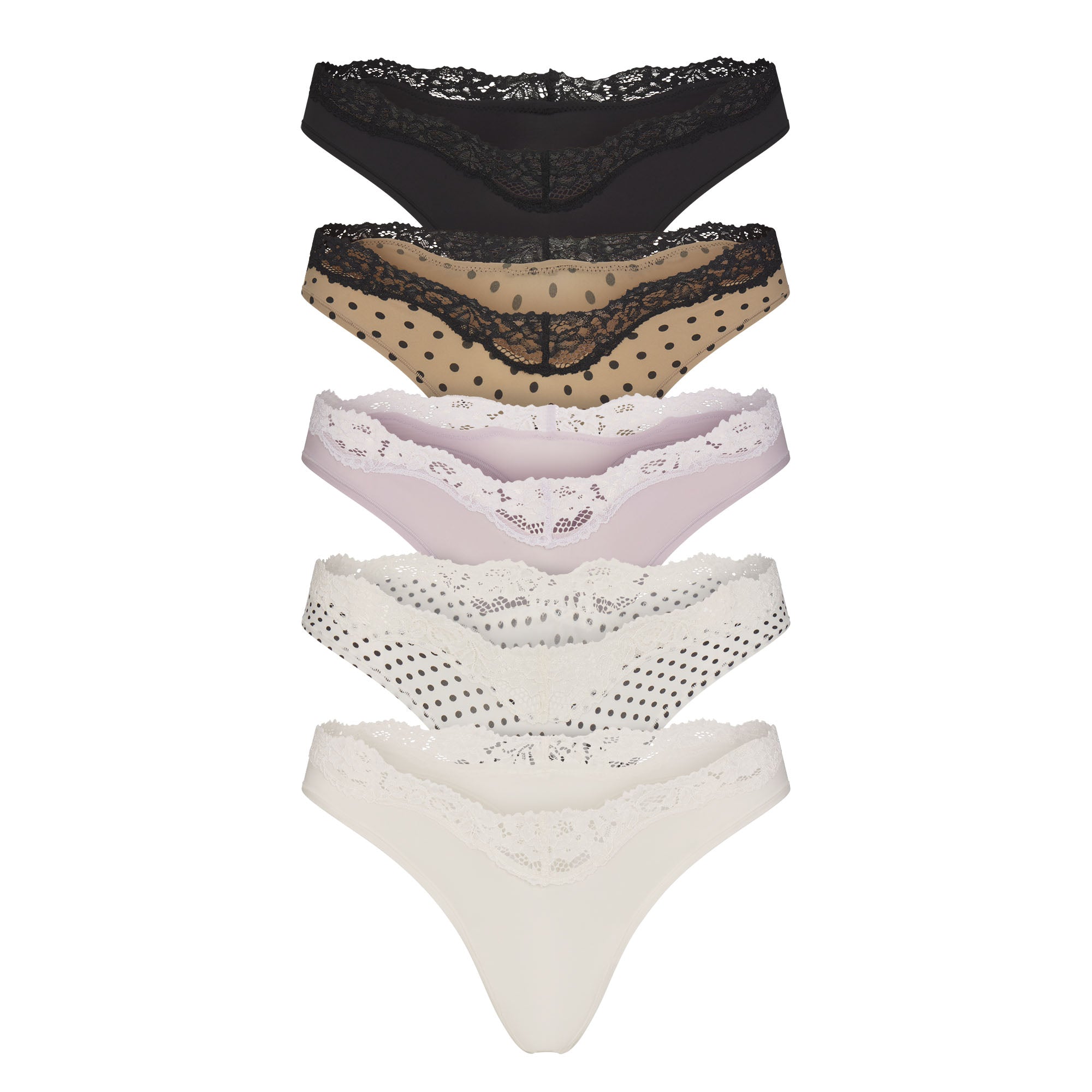 fits everybody lace dipped thong 5 pack fits everybody lace dipped thong 5 pack