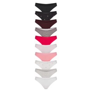 lightweight cotton thong 10 pack
