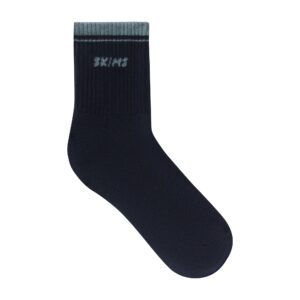 Витрина skims socks ribbed quarter crew logo sock