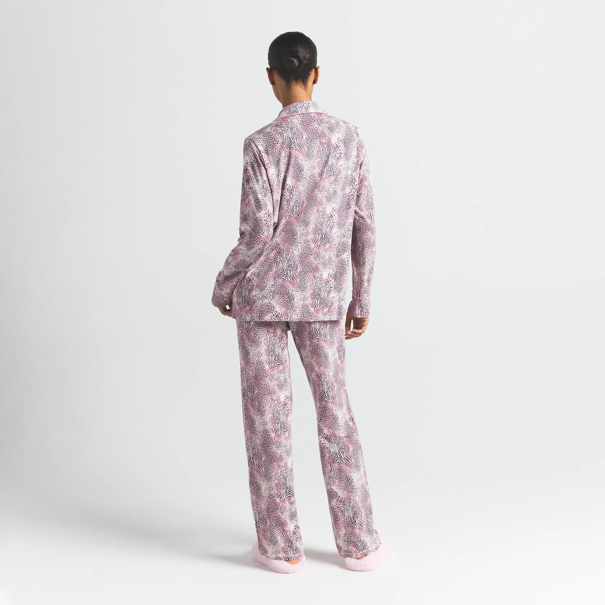 skims sleep long sleeve button up set skims sleep long sleeve button up set