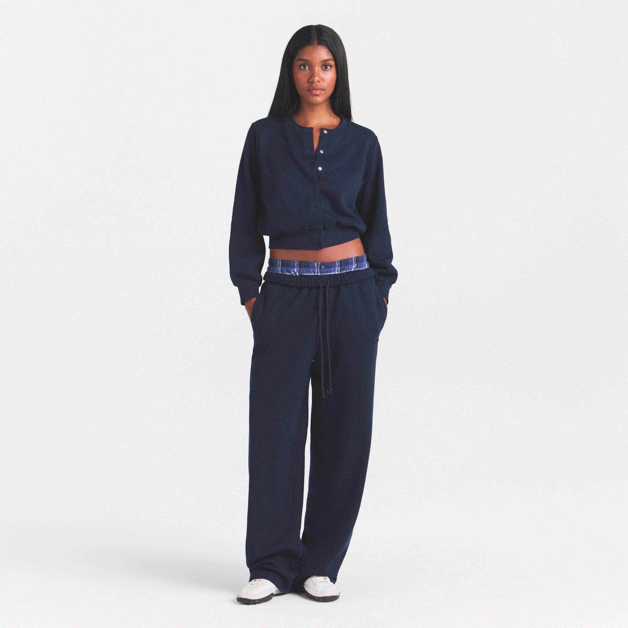 cotton fleece classic straight leg pant cotton fleece classic straight leg pant
