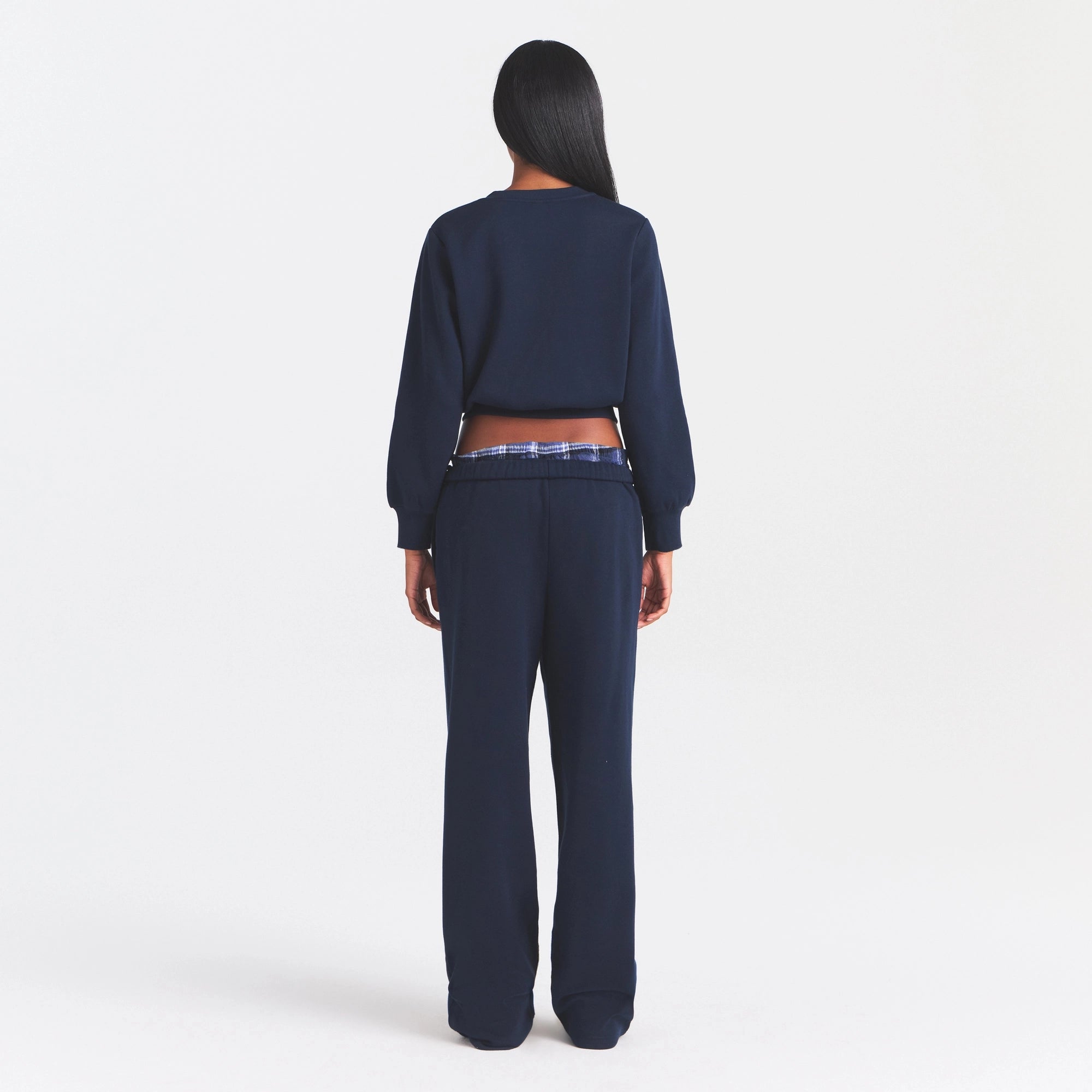 cotton fleece classic straight leg pant cotton fleece classic straight leg pant