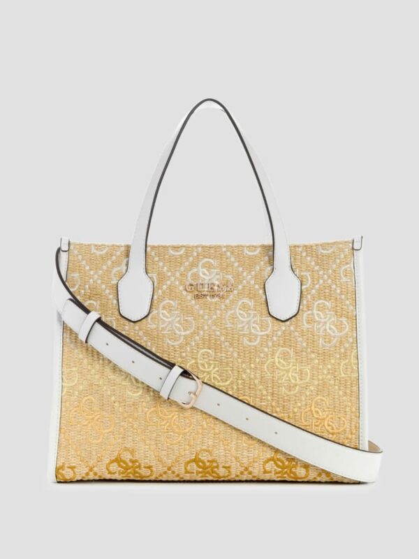 silvana raffia tote