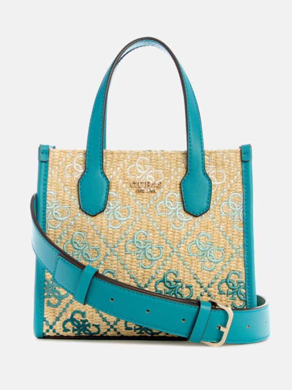 silvana raffia mini tote