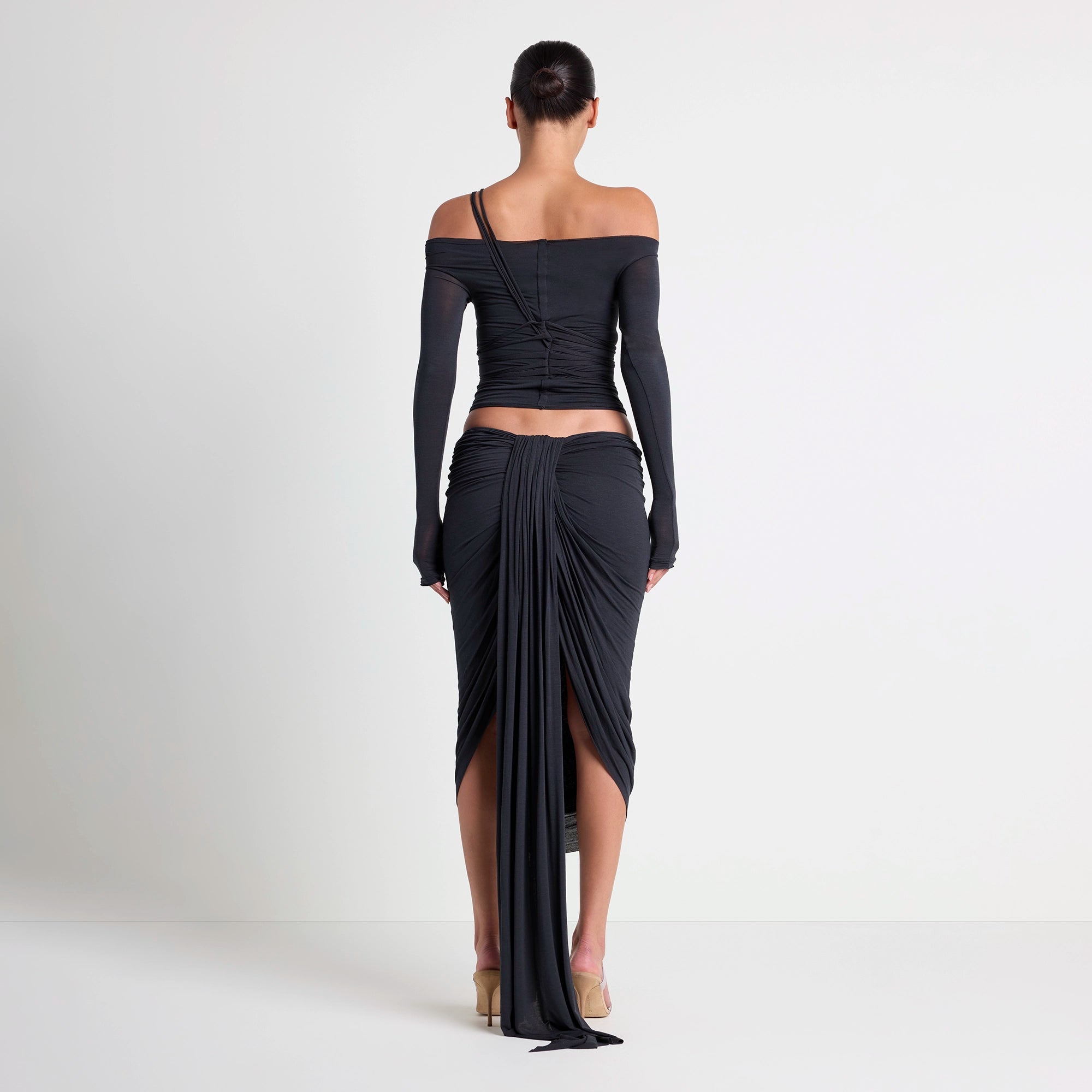 vettese x skims sheer modal off the shoulder top vettese x skims sheer modal off the shoulder top