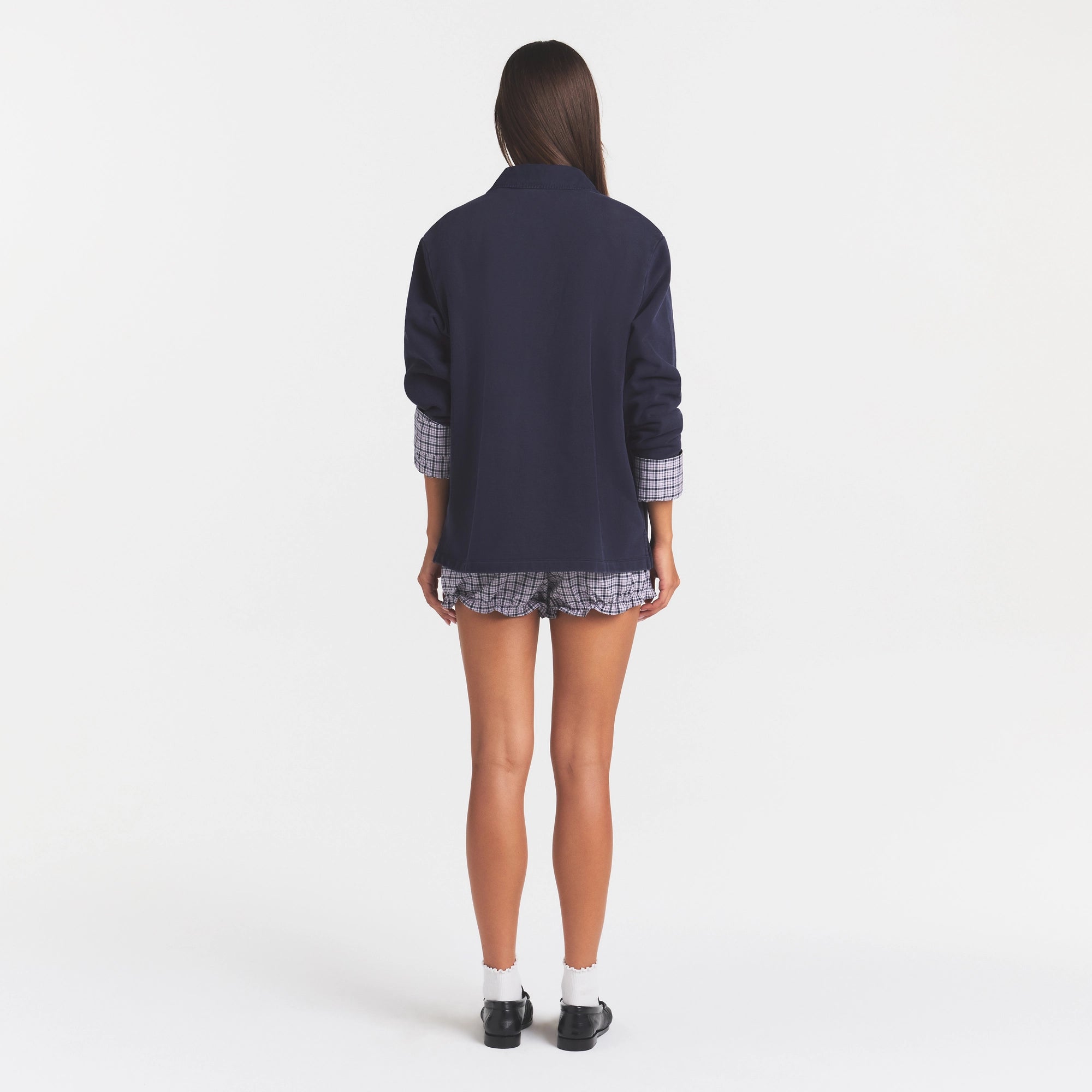 boyfriend fleece oversized polo boyfriend fleece oversized polo
